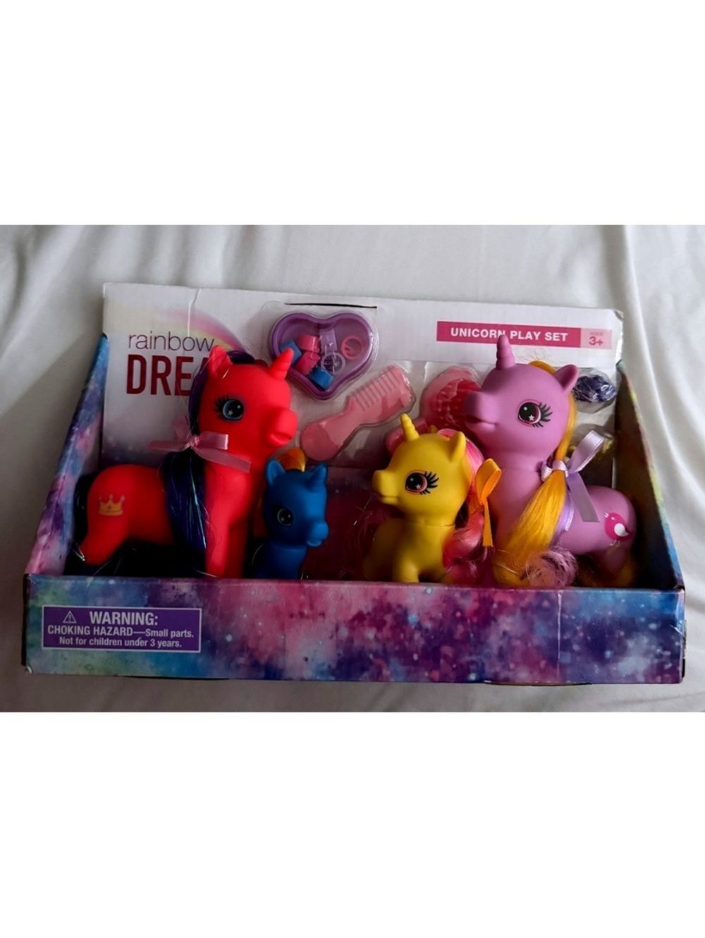 Miniature horses lot girls bundle of ponies 3 pack dress up